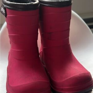 Cozy Pink Kids insulated Rain Boots